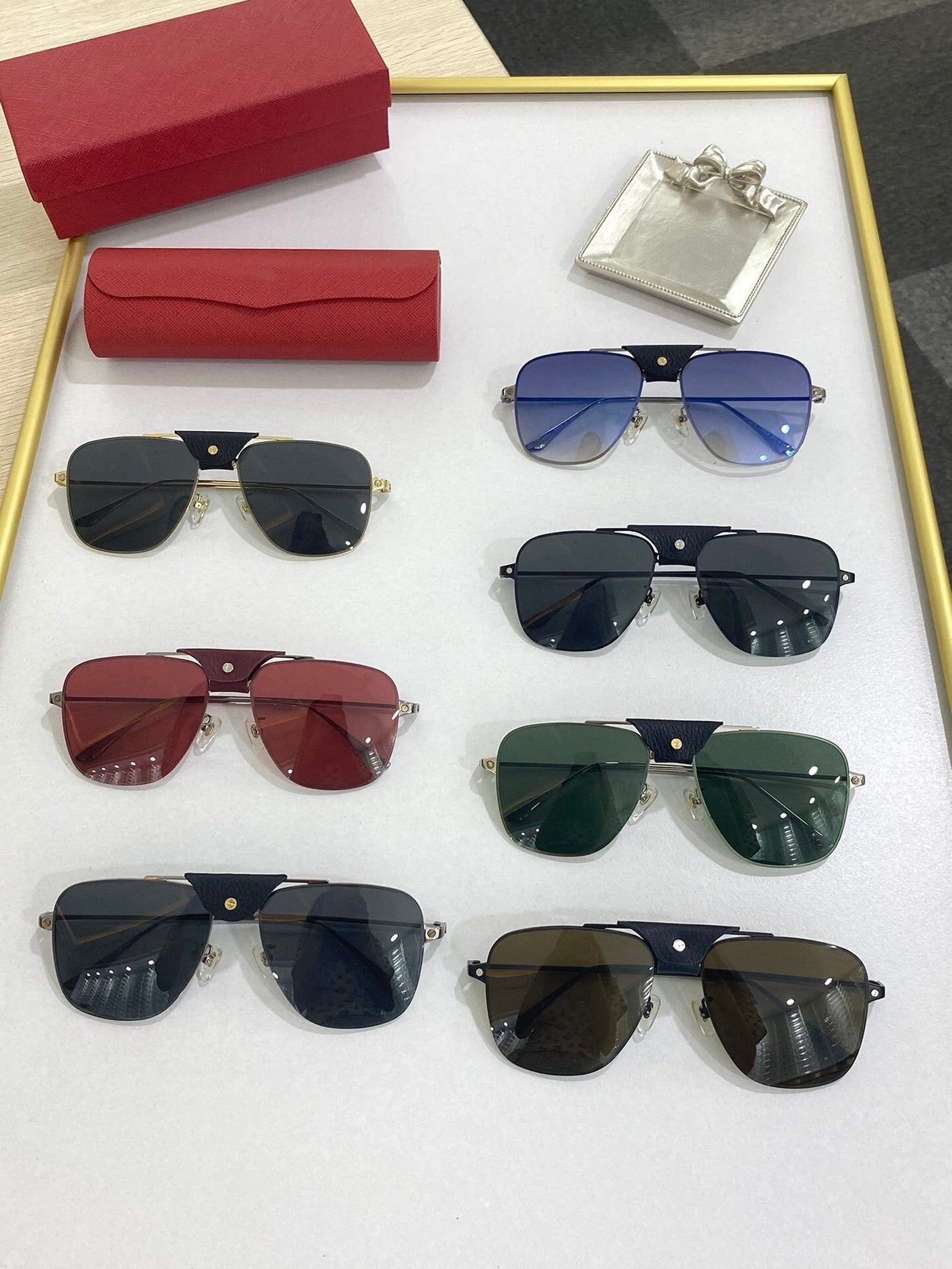 2021 Designer Brand Classic Square Metal Frame High Quality Stylish Vintage Retro Fashion Sunglasses For Men And Women-Unique and Classy