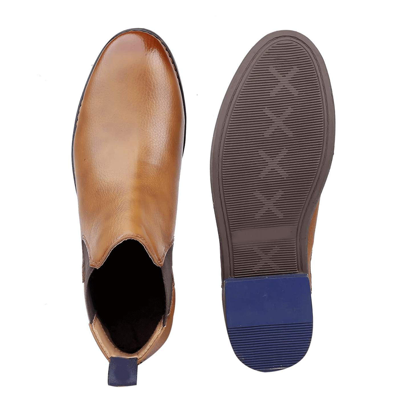 Classy Ankle British Design Tan Chelsea Boots For Men-Unique and Classy