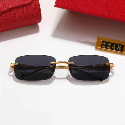 New Square Frameless Metal Trend Fashion Sunglasses For Men And Women-Unique and Classy