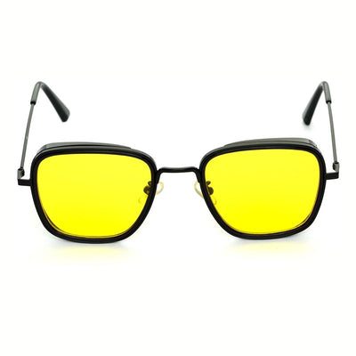 KB Yellow And Black Premium Edition Sunglasses For Men And Women-Unique and Classy