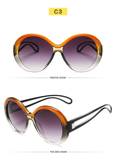 New Stylish Round Gradient Sunglasses For Women-Unique and Classy