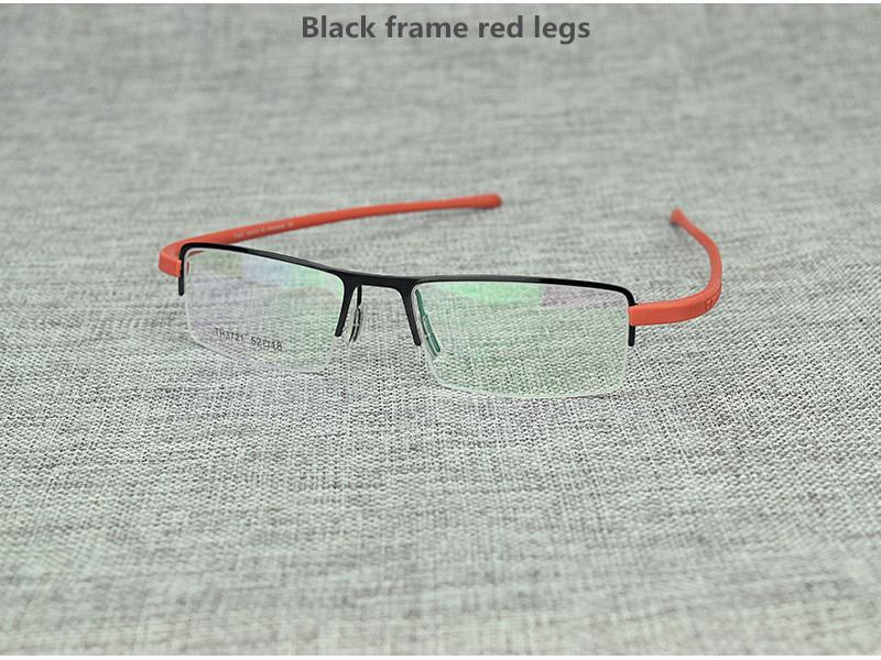 New Fashion Retro Glasses Half Rim Optical Frame Metal For Men Women - Unique and Classy