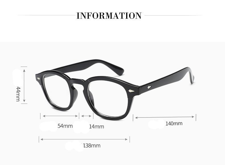 Trending Johnny Depp Style Glasses Men Women Vintage Optical Myopia Frames Eyeglasses - Unique and Classy