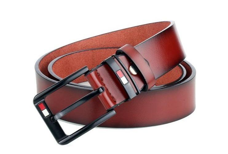 Luxury Design High Quality Genuine Leather Belt For Men-Unique and Classy - Brown