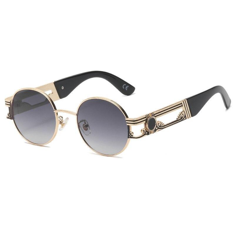 2021 Luxury Small Oval Designer Mirror Vintage Brand Sunglasses For Unisex-Unique and Classy