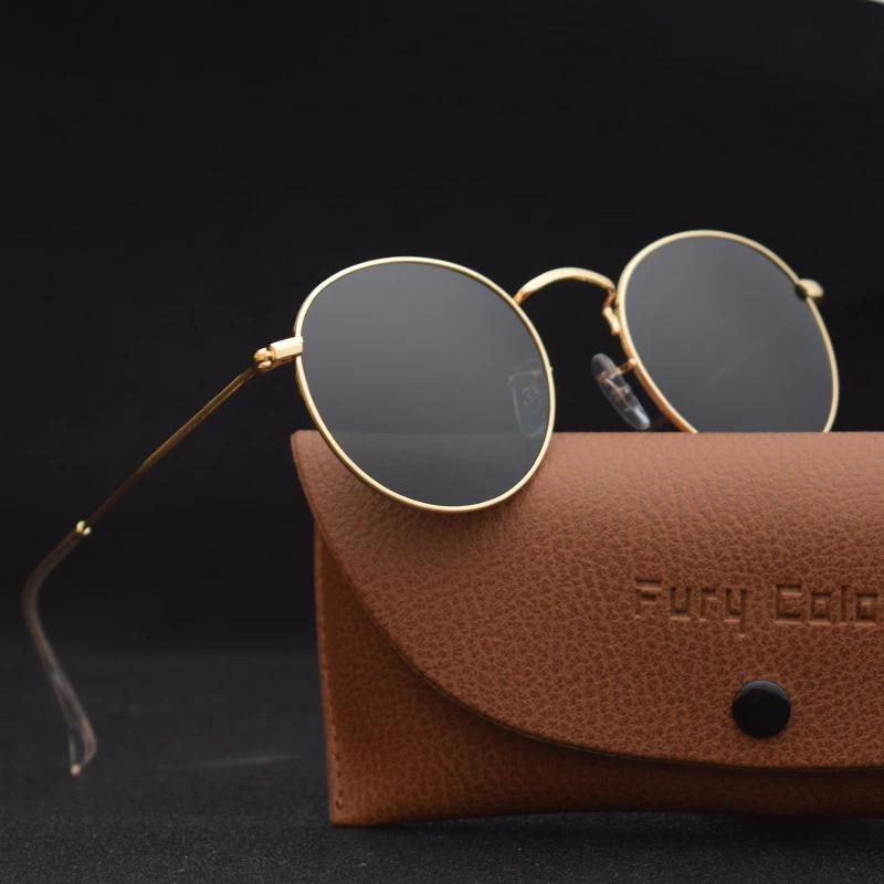 Small Round Metal Frame Retro Sunglasses For Men And Women-Unique and Classy