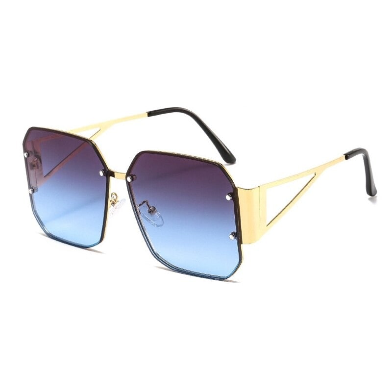 2021 Rimless Square Fashion Sunglasses For Unisex-Unique and Classy