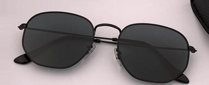 Brand Designer Flat Hexagonal Driving UV400 Sunglasses For Men And Women-Unique and Classy