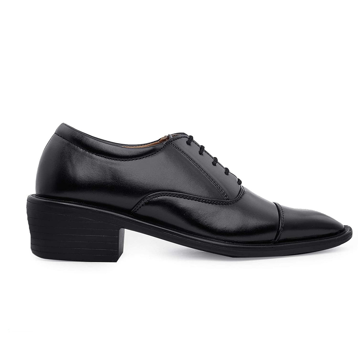 Fashionable Black Casual And Formal Office Wear Lace-Up Shoes-Unique and Classy