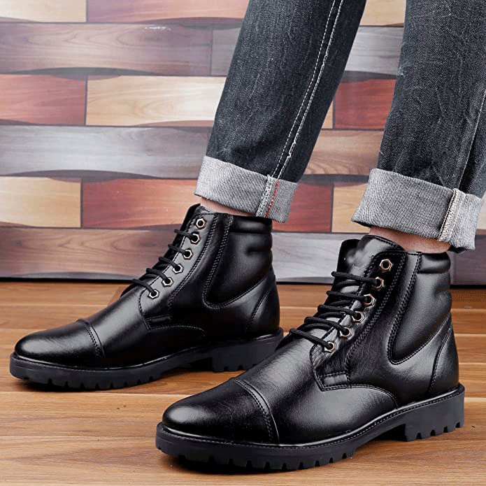 Trendy Casual Lace Up Boot For Men s UniqueandClassy UNIQUE CLASSY