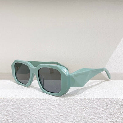 Fashion Style Rectangle Acetate Frame Sunglasses For Unisex-Unique and Classy