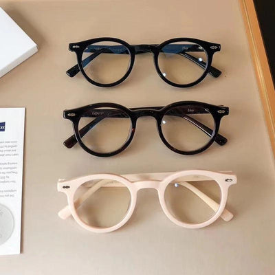 2020 Gentle Acetate Glasses Men Women Vintage Round Eyeglasses-Unique and Classy