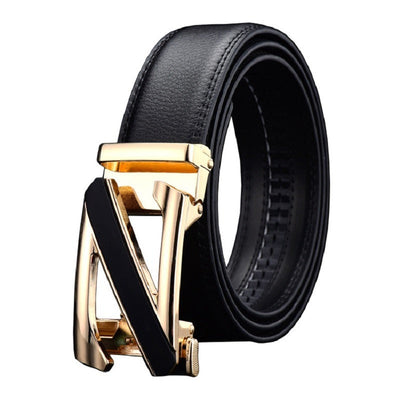 Casual Z Letter Design Automatic Buckle High Quality Belts For Men's-Unique and Classy