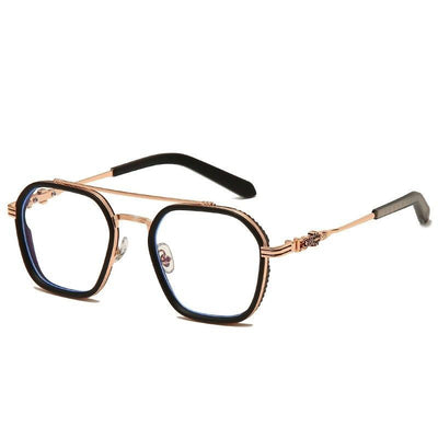 Trendy TR90 Double Beam Anti Blue Ray Glasses With Short Sighted Frame For Unisex