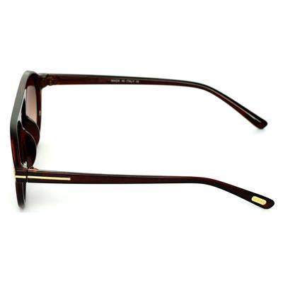 Round Shaded Brown And Brown Sunglasses For Men And Women-Unique and Classy