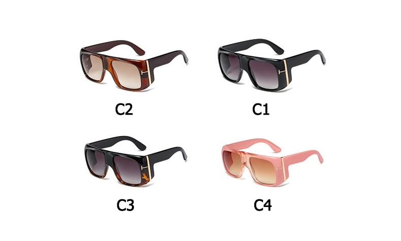 New Stylish Oversize Gradient Sunglasses For Men And Women-Unique and Classy