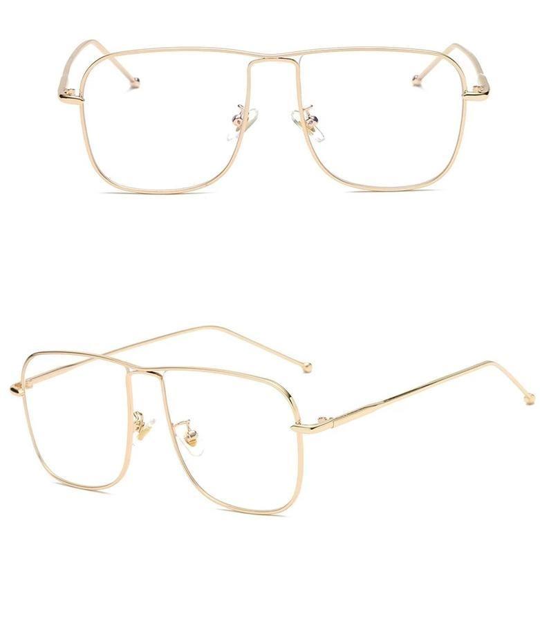 Retro Oversize Square Metal Reading glasses For Men And Women-Unique and Classy