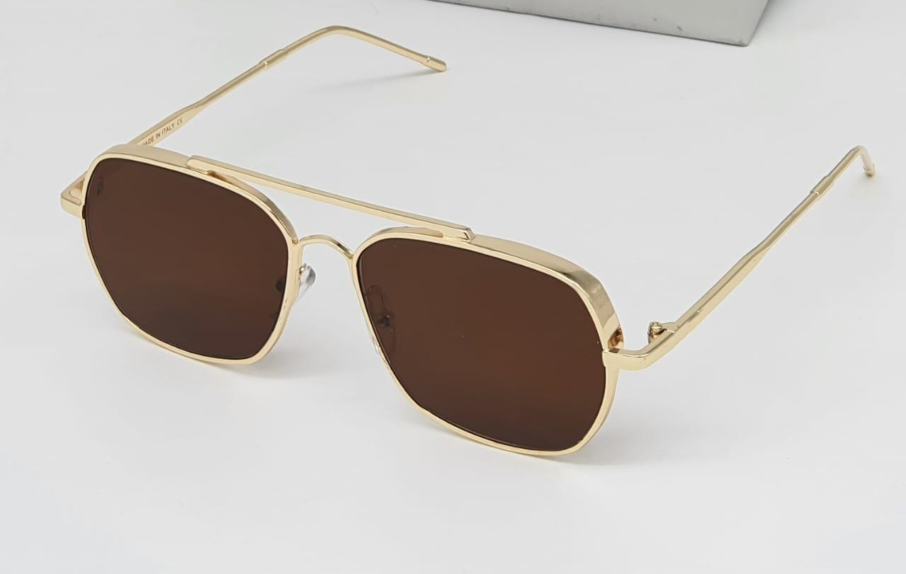 Hardik Pandya Stylish Square Metal Frame Sunglasses For Men And Women-Unique and Classy