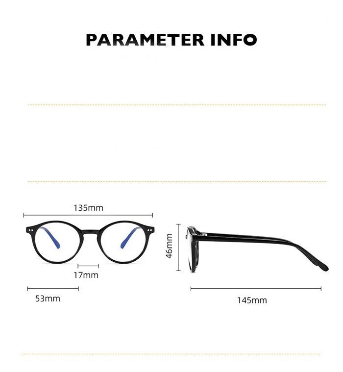 Trendy Round Nearsighted Glasses Frame For Men And Women-Unique and Classy