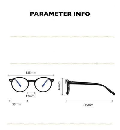 Trendy Round Nearsighted Glasses Frame For Men And Women-Unique and Classy