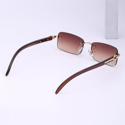 2021 New Rectangular Rimless Sunglasses For Men And Women-Unique and Classy