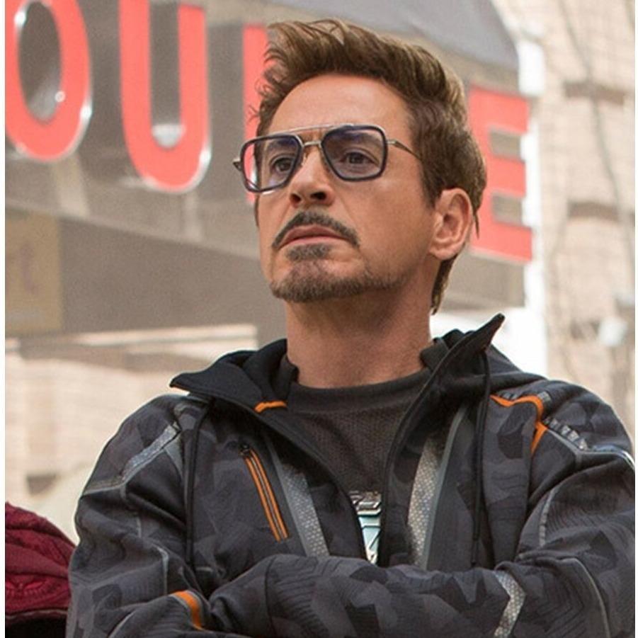 Buy Anti-blue Light Square Tony Stark Eyeglasses For Men And Women