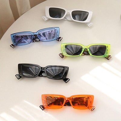 2021 New Trendy Cat Eye Fashion Small Rectangle Designer Brand Sunglasses For Men And Women-Unique and Classy