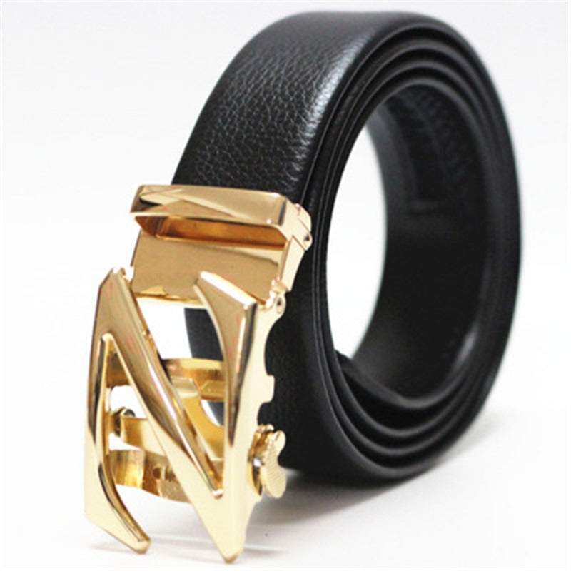 Z letter Automatic Buckle High Quality Strap Belt For Men's-Unique and Classy