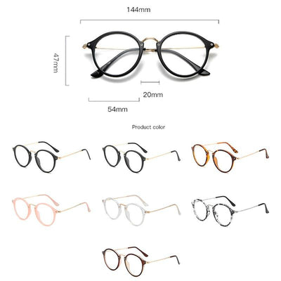 Buy Round Oval Antiblue Eyeglasses For Men Women