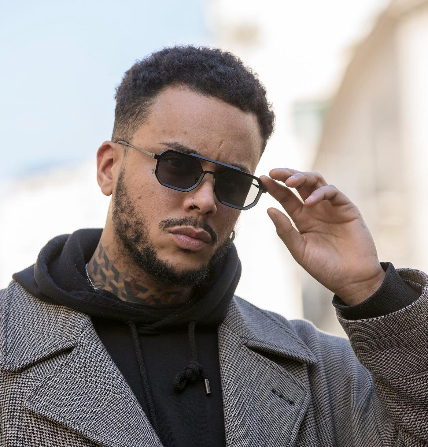 Cool Hexagon Candy Sunglasses For Unisex-Unique and Classy