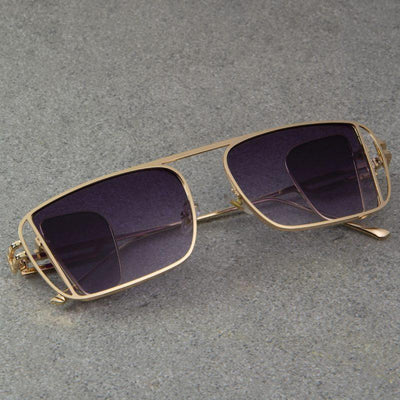 Stylish Alpha Cobe Side Cap Square Sunglasses For Men And Women-Unique and Classy