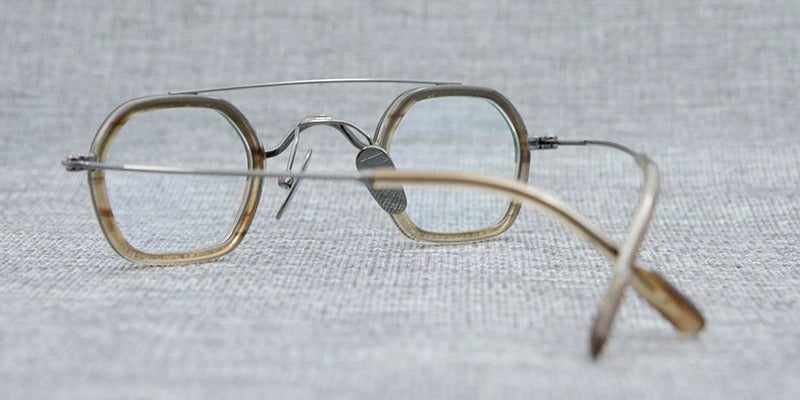 Small Square Titanium Frame Summer Style Neutral Frame For Unisex