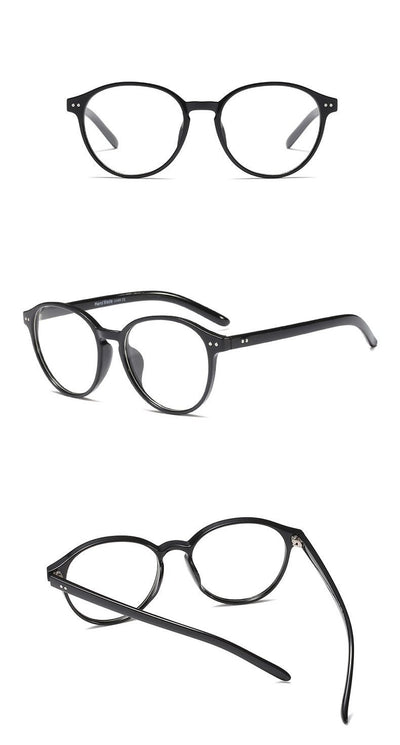 Round Glasses Transparent Retro Clear Computer Spectacle Frame Eyeglasses - Unique and Classy