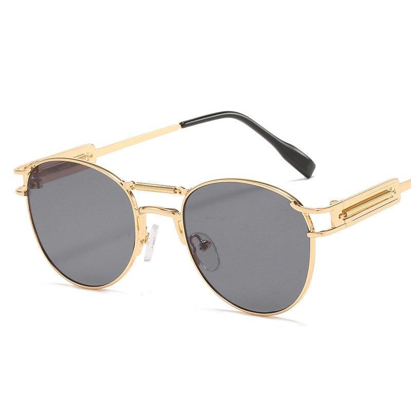 Luxury Brand Quality Round Steampunk Sunglasses For Men And Women-Unique and Classy