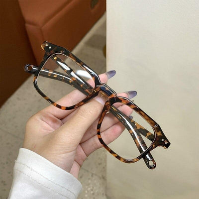 Buy Transparent Anti Blue Light Glasses Square Computer Eyeglasses Men And Women