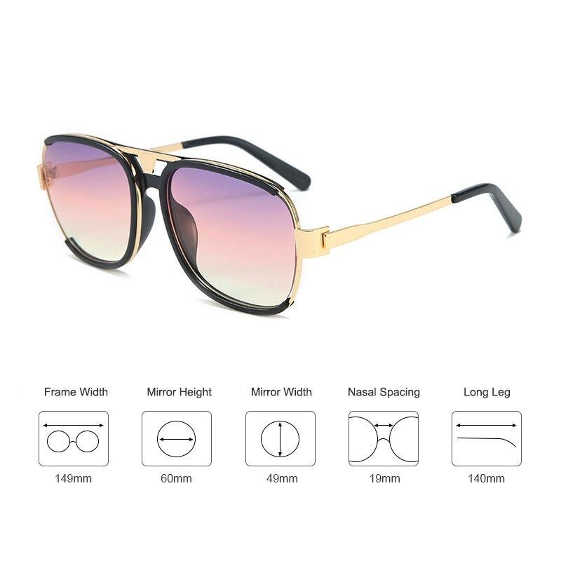 Luxury Brand Design Unisex Oversized Frame Driving Sunglasses -Unique and Classy