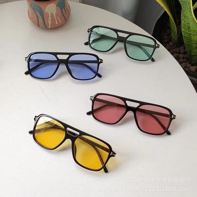 2020 Brand Designer Rectangle Candy Sunglasses For Unisex-Unique and Classy