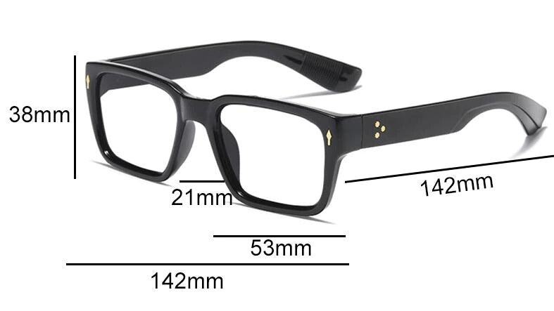 Trending Square Anti Blue Light Reading Glasses Computer Optical Sunglasses For Men And Women-Unique and Classy