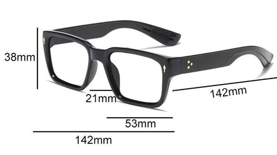 Trending Square Anti Blue Light Reading Glasses Computer Optical Sunglasses For Men And Women-Unique and Classy
