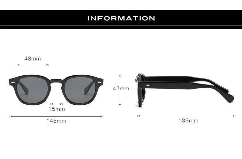 Fashion Cool Johnny Depp Lemtosh Style Anti Blue Polarized Sunglasses For Unisex-Unique and Classy