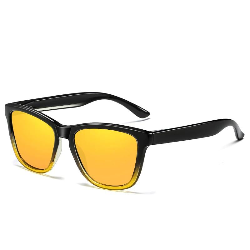 Trendy Polarized Retro Cool Square Frame UV400 Protection Sunglasses For Unisex-Unique and Classy