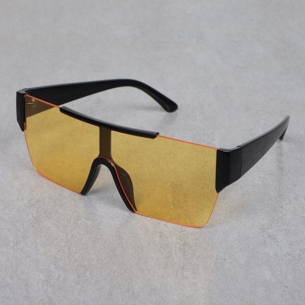 One Piece Yellow Candy Sunglasses For Men And Women-Unique and Classy