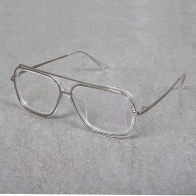 Classic Vintage Silver Clear Sunglasses For Men And Women-Unique and Classy