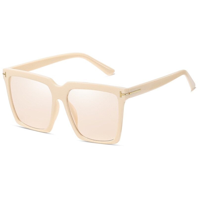 Retro Fashion Big Square Frame Sunglasses For Unisex-Unique and Classy