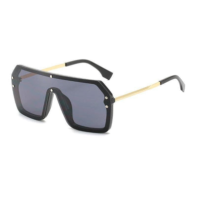 Brand Designer Square New Oversized One Piece Sunglasses For Men And Women-Unique and Classy