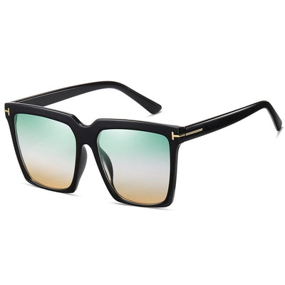 Retro Fashion Big Square Frame Sunglasses For Unisex-Unique and Classy