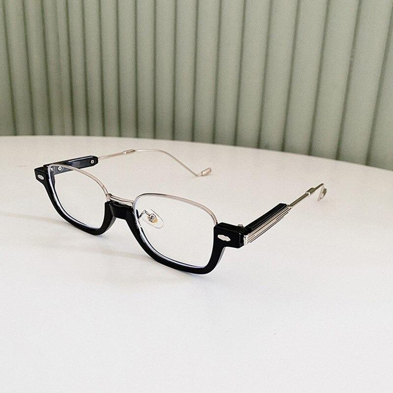 Semi-Metal Frame Classic Vintage Brand Designer Sunglasses For Unisex-Unique and Classy