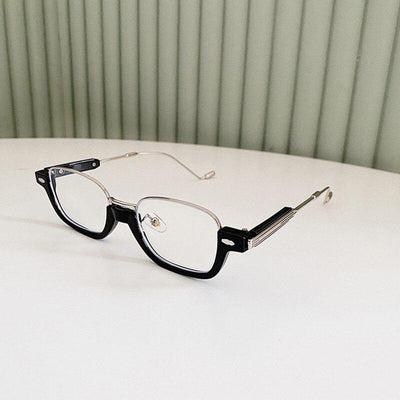 Semi-Metal Frame Classic Vintage Brand Designer Sunglasses For Unisex-Unique and Classy