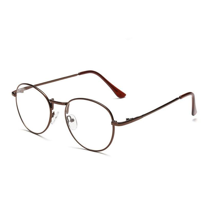 Retro Clear Lens Round Frame Sunglasses For Unisex-Unique and Classy