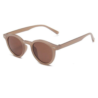 Classic Round Frame Vintage Brand Designer Sunglasses For Unisex-Unique and Classy